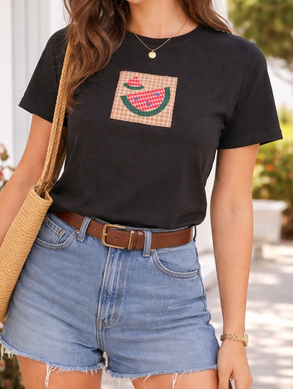 Patchwork Y2K Cottagecore Tshirt